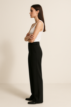 Harper | High-Waist Straight Trousers