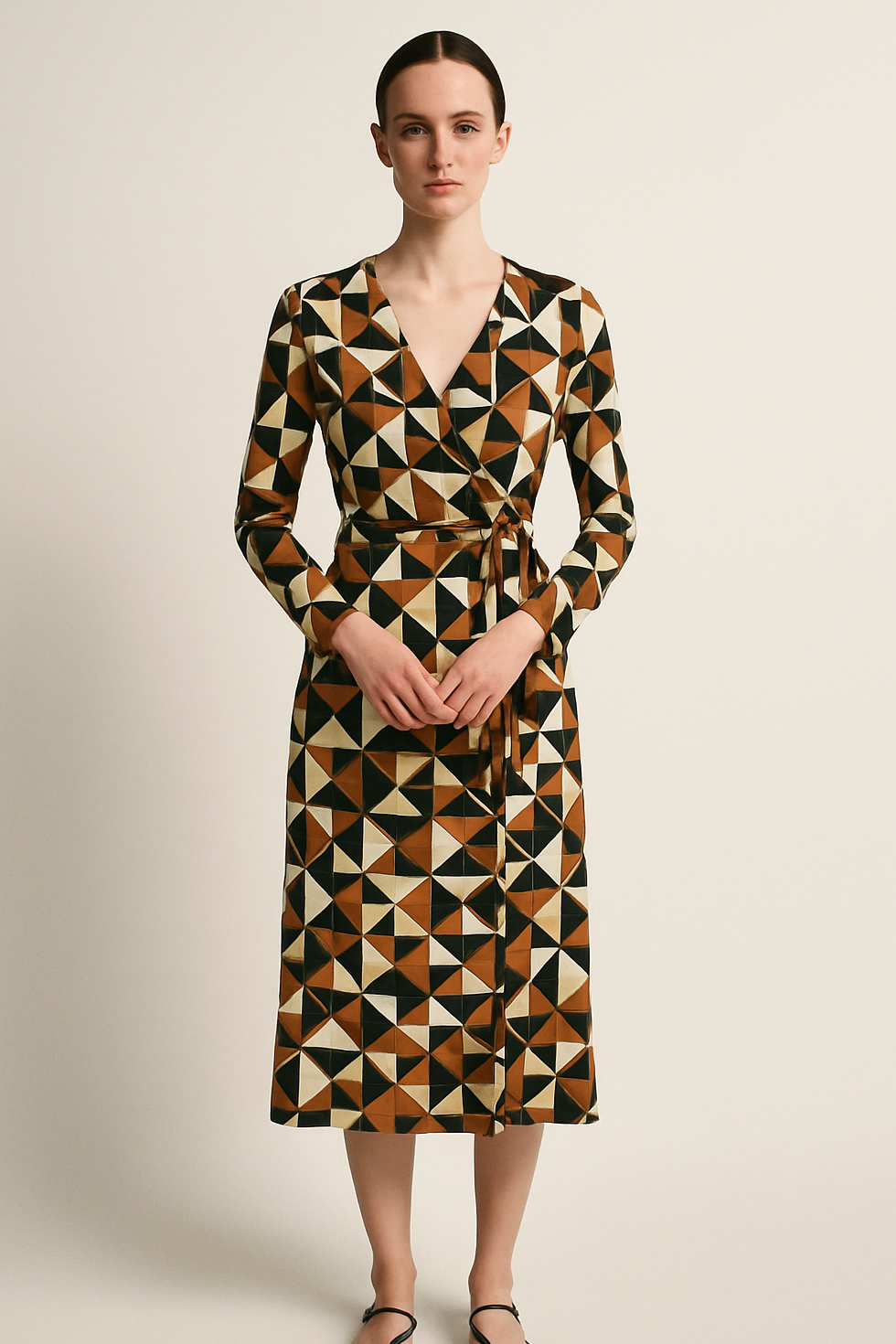 Ivy | Printed Wrap Dress