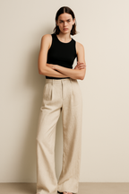 Nora | Wide-Leg Linen Pants