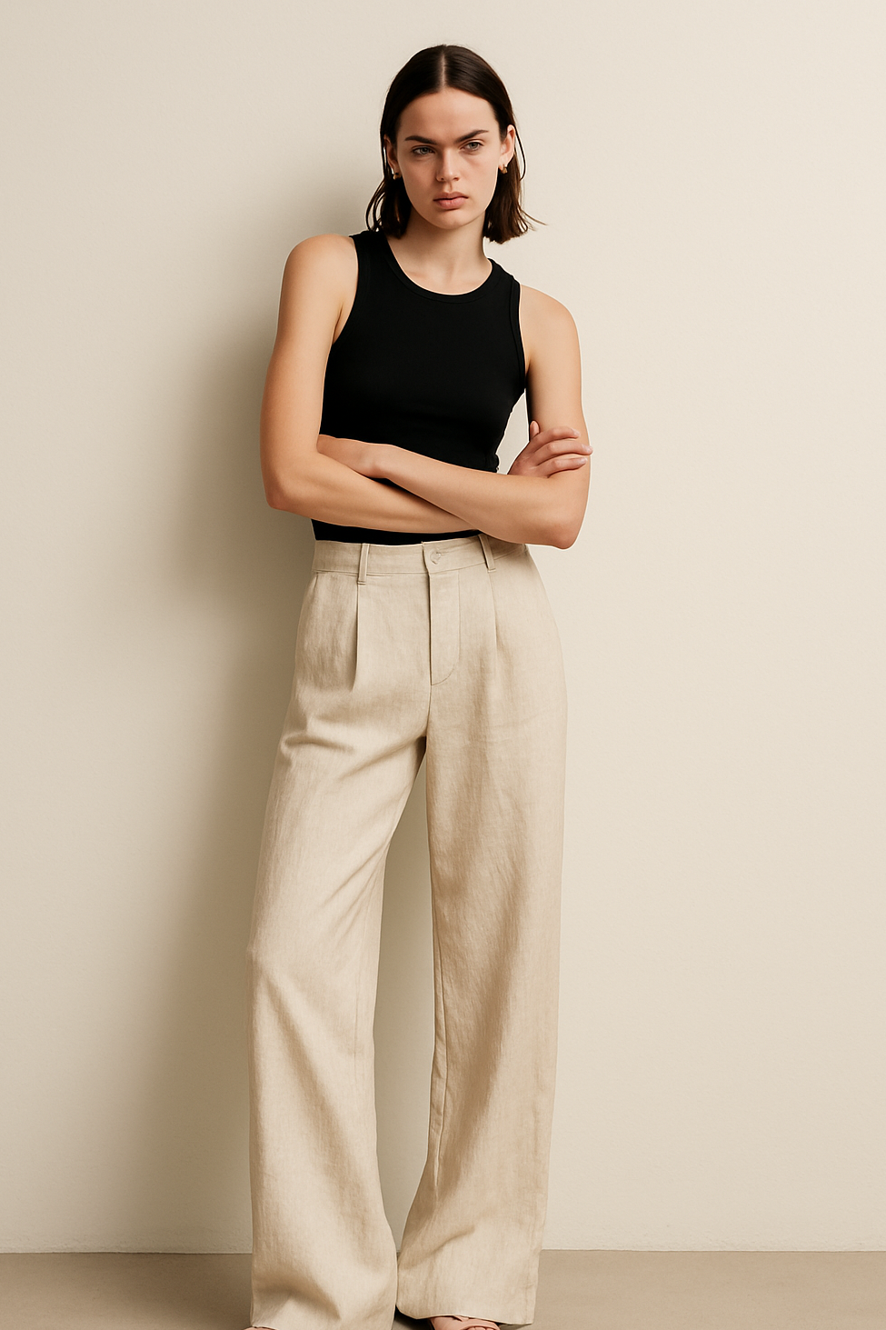 Nora | Wide-Leg Linen Pants