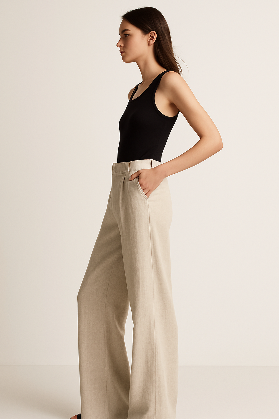 Nora | Wide-Leg Linen Pants