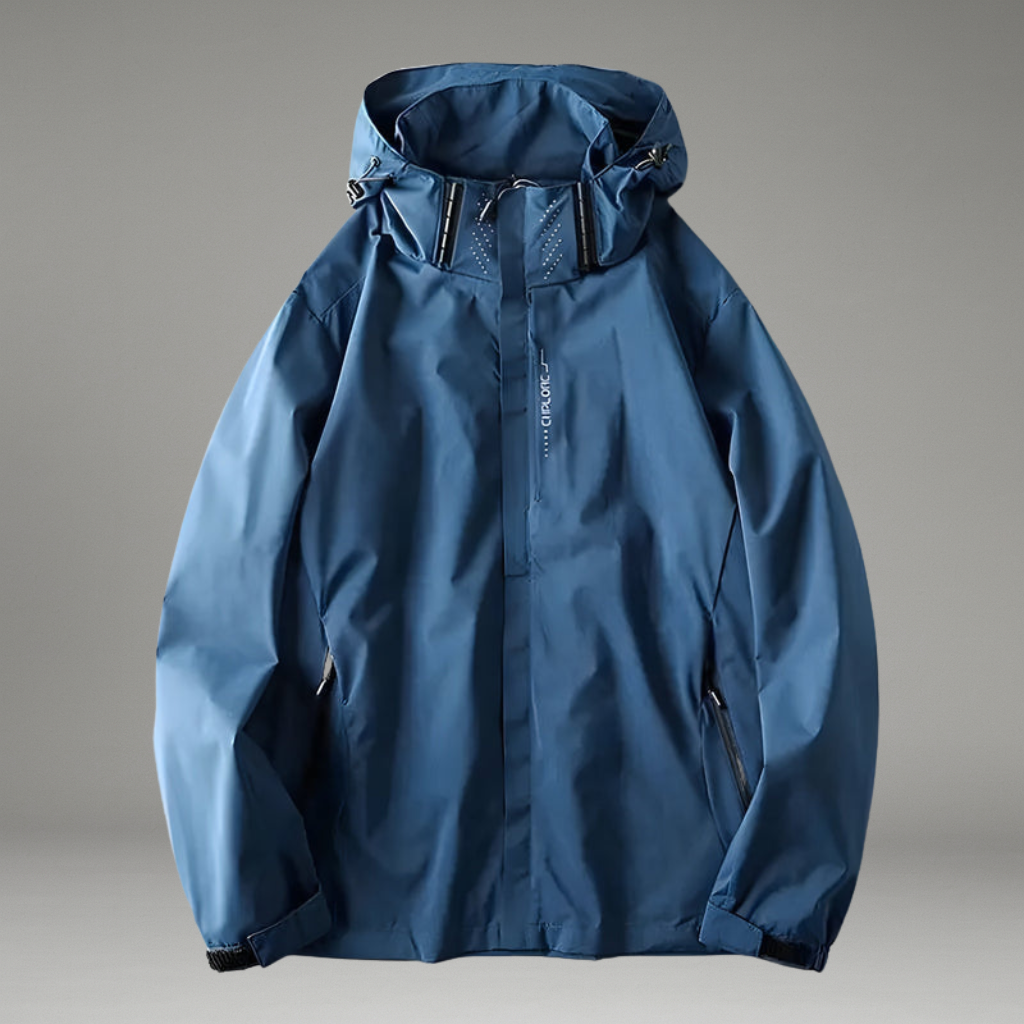 Women’s Hooded Jacket with Front Zip Closure