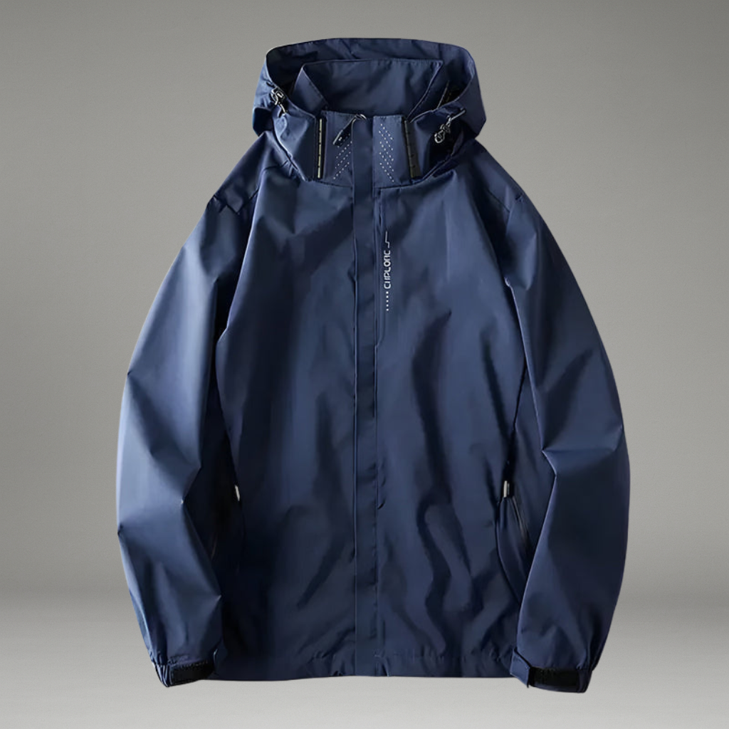 Women’s Hooded Jacket with Front Zip Closure