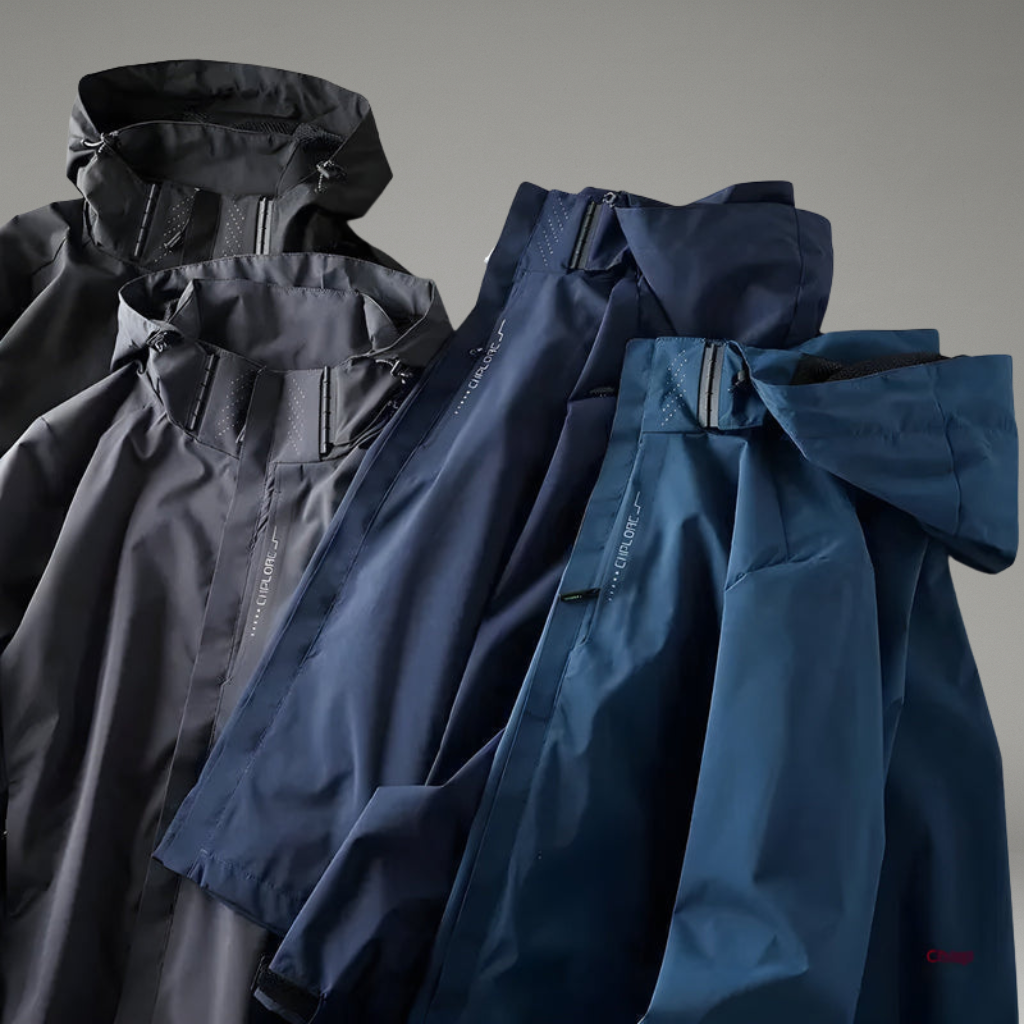 Women’s Hooded Jacket with Front Zip Closure