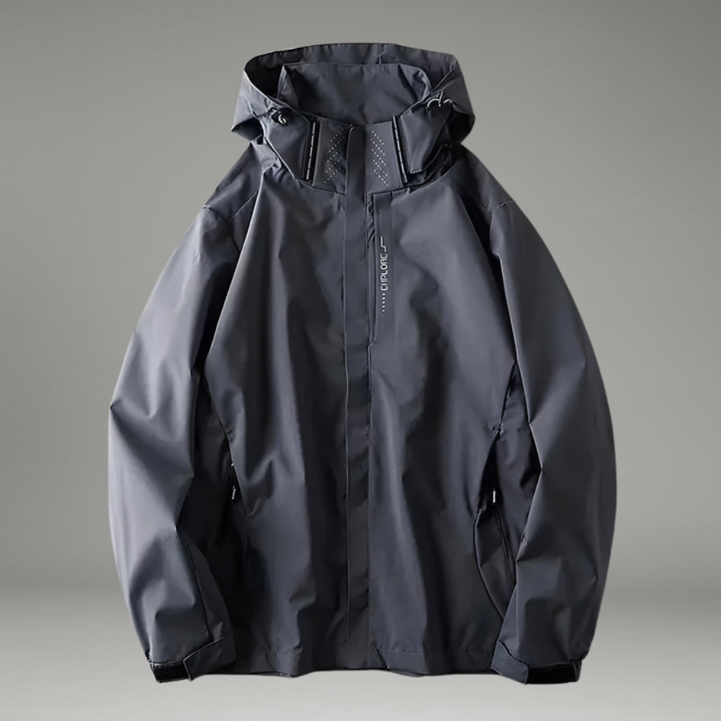 Women’s Hooded Jacket with Front Zip Closure