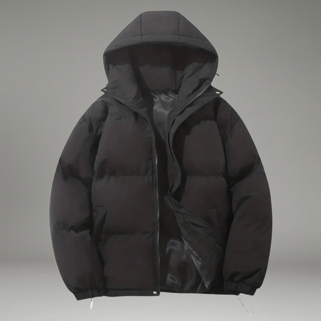 Women’s Hooded Jacket with Front Zip Closure and Side Pockets