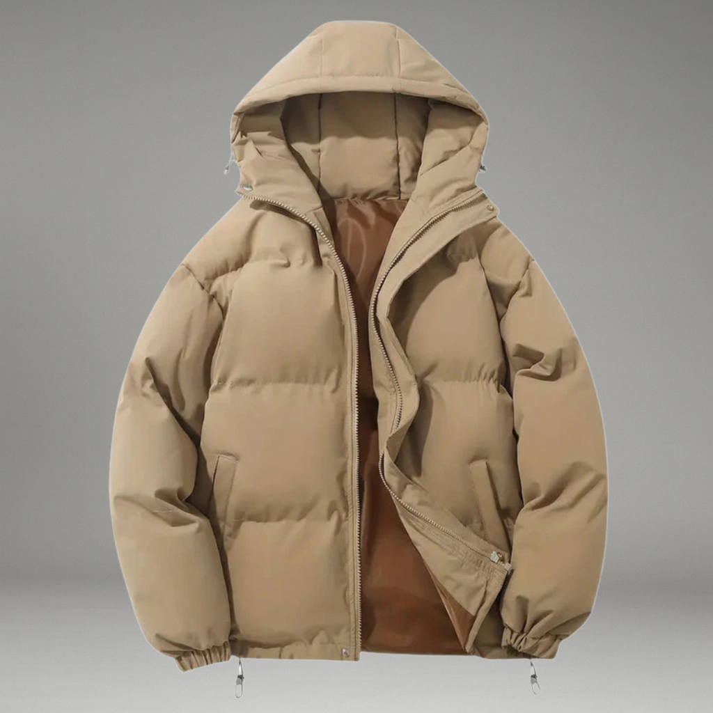 Women’s Hooded Jacket with Front Zip Closure and Side Pockets