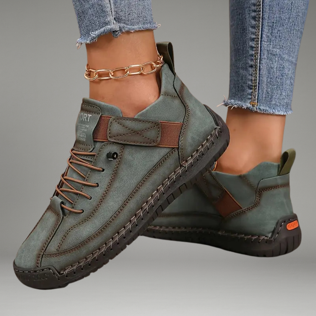 Women’s Slip-On Sneakers with Rubber Sole