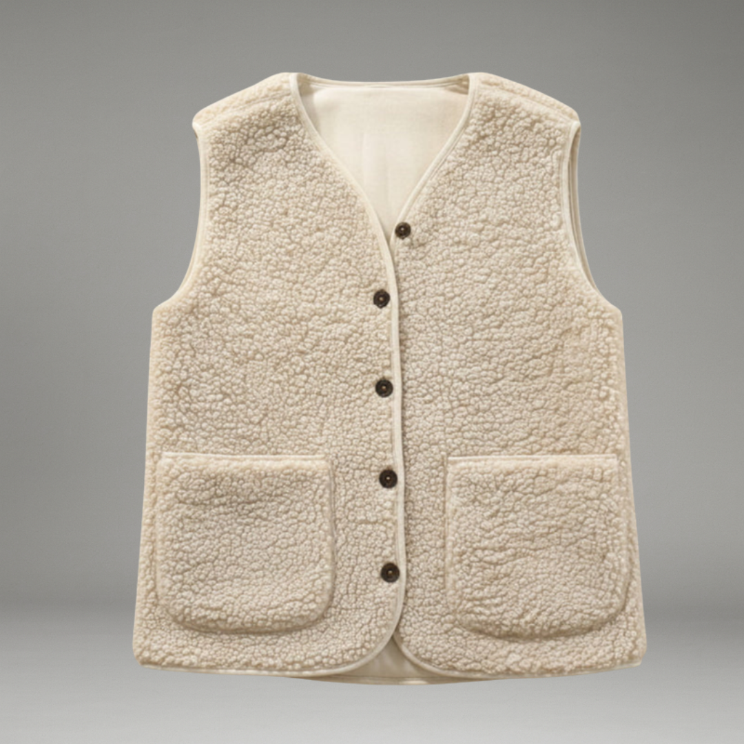 Women’s Vest with Front Closure and Lined Interior