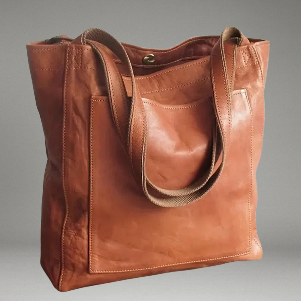 Women’s City Bag with Magnetic Flap and Adjustable Shoulder Strap