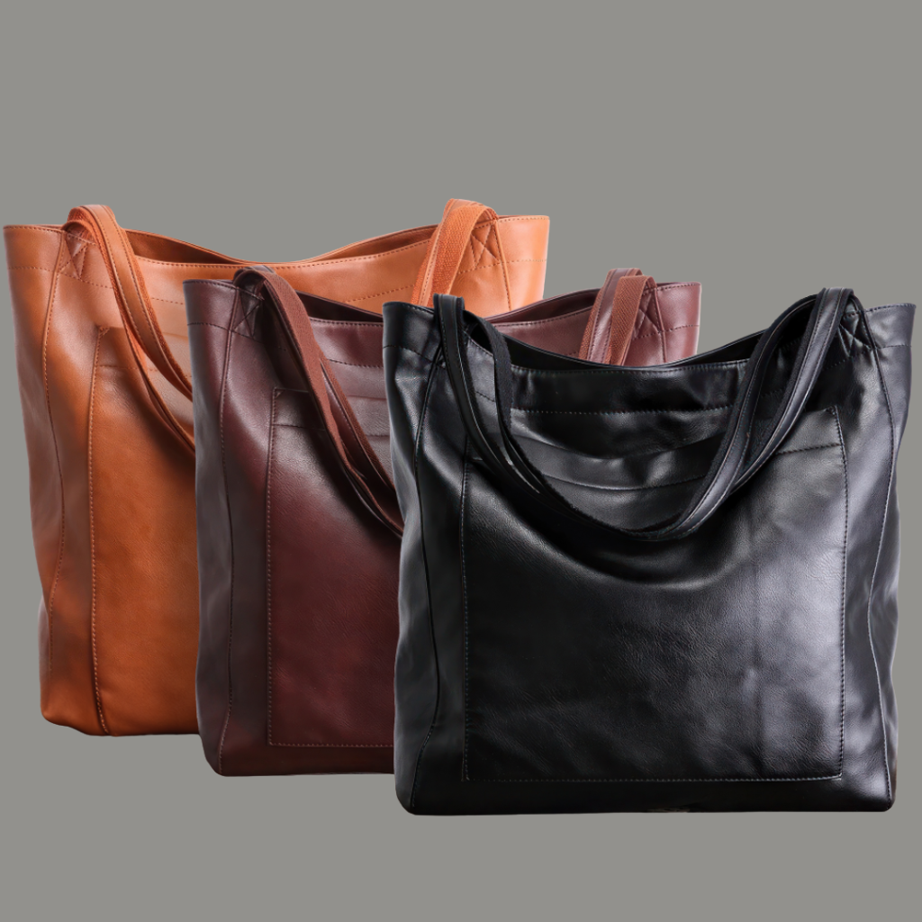 Women’s City Bag with Magnetic Flap and Adjustable Shoulder Strap